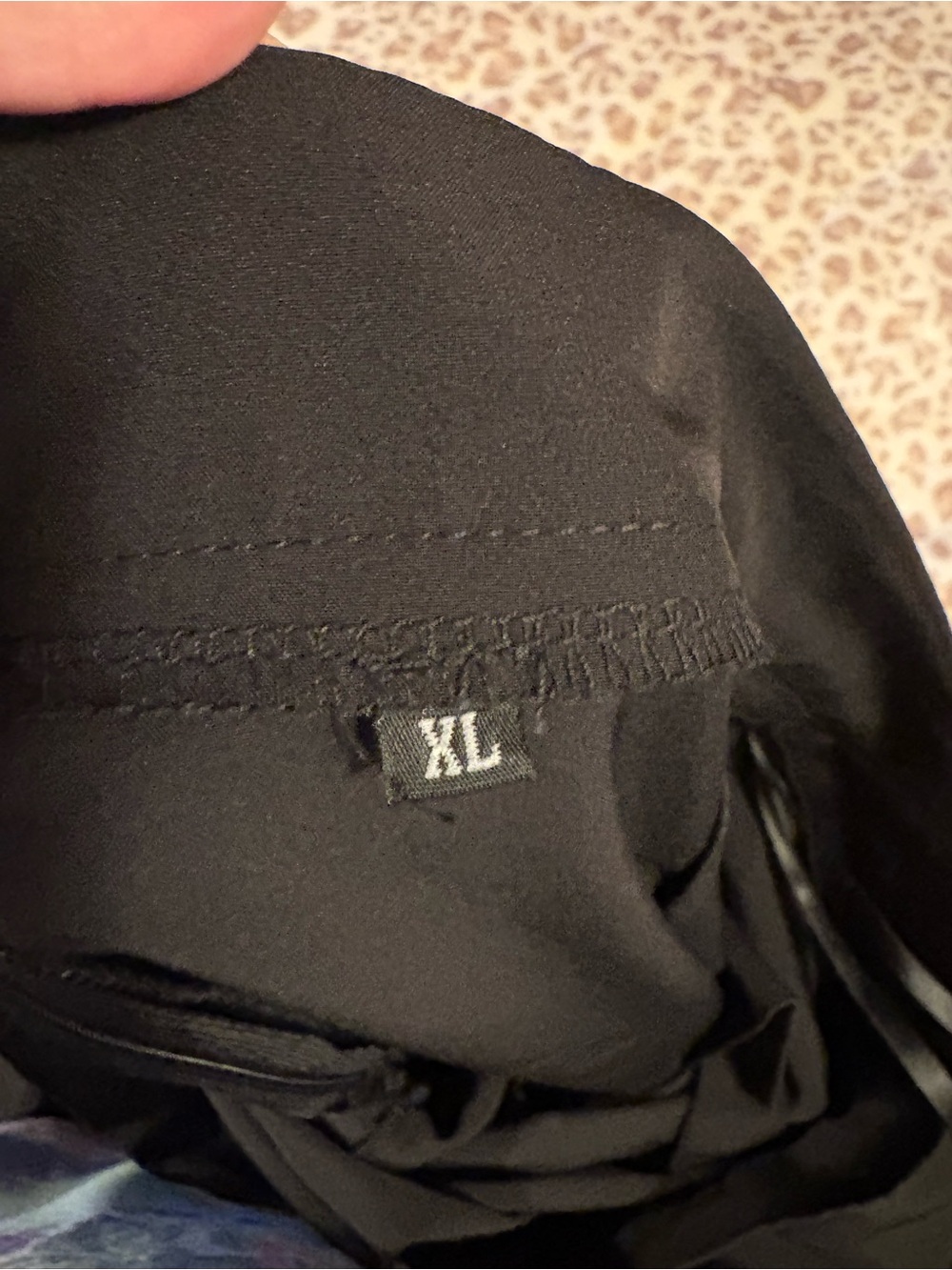 Wide Leg Black Palazzo Pants Size XL - Picture 3 of 11